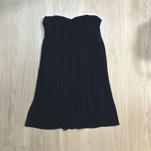 Alice + Olivia Navy Strapless Mini Dress
